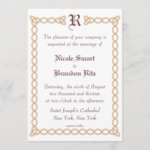 Infinity Wedding Invitation