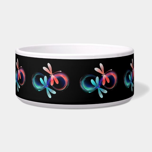 Infinity with glowing dragonflies (Front)