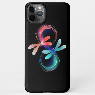 Infinity with glowing dragonflies iPhone 11Pro max case