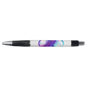 Infinity with Purple Feather