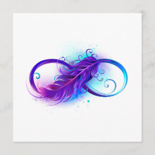 Infinity with Purple Feather Menu