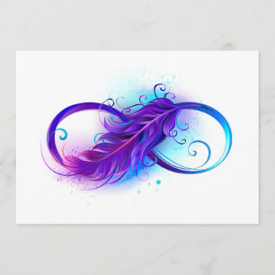 Infinity with Purple Feather Menu