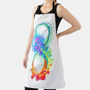 Infinity with Rainbow Jellyfish Apron