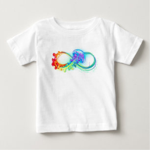 Infinity with Rainbow Jellyfish Baby T-Shirt