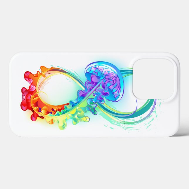 Infinity with Rainbow Jellyfish Case-Mate iPhone Case (Back (Horizontal))