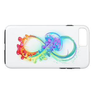 Infinity with Rainbow Jellyfish iPhone 8 Plus/7 Plus Case