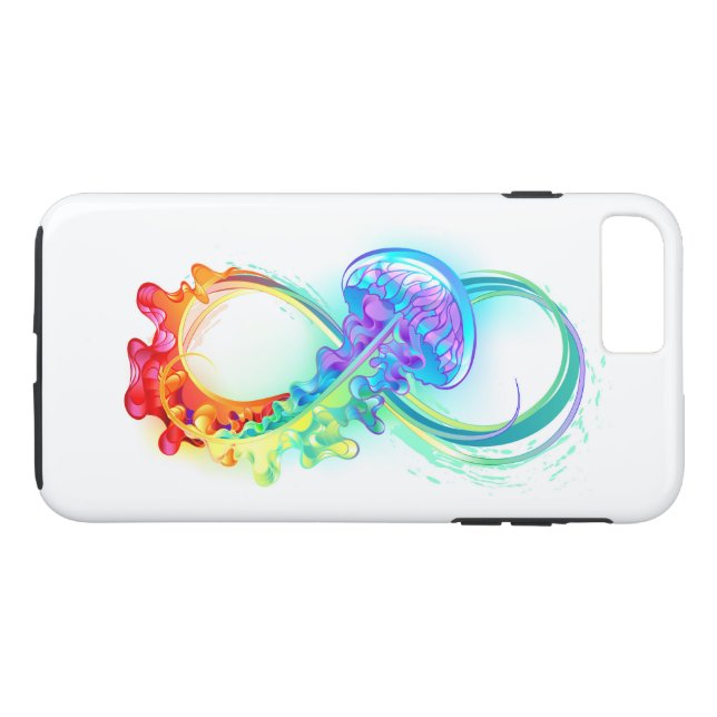 Infinity with Rainbow Jellyfish Case-Mate iPhone Case (Back (Horizontal))