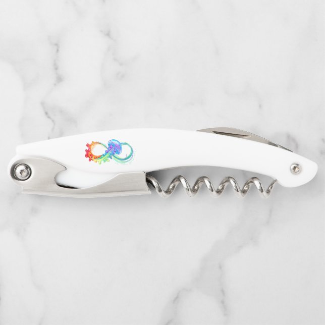 Infinity with Rainbow Jellyfish Corkscrew (Front)