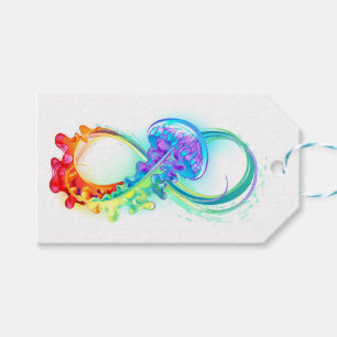 Infinity with Rainbow Jellyfish Gift Tags