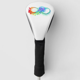 Infinity with Rainbow Jellyfish Golf Head Cover