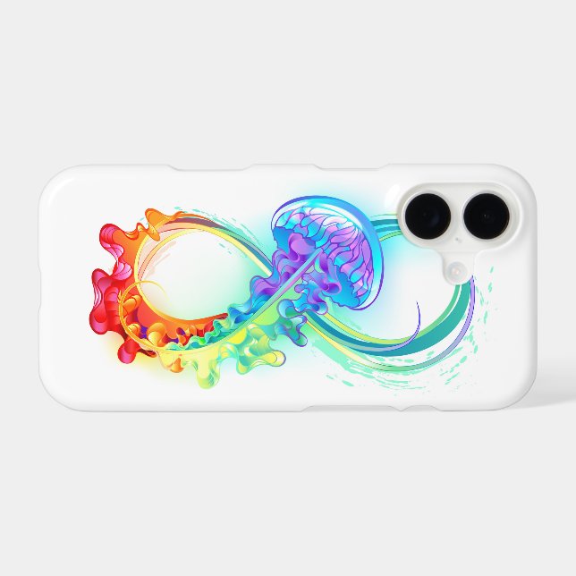 Infinity with Rainbow Jellyfish Samsung Galaxy Case (Back Horizontal)