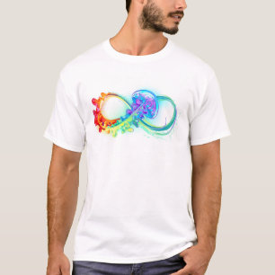 Infinity with Rainbow Jellyfish T-Shirt