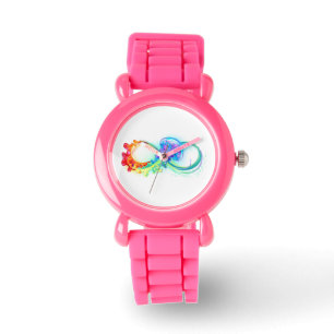 Infinity with Rainbow Jellyfish Watch