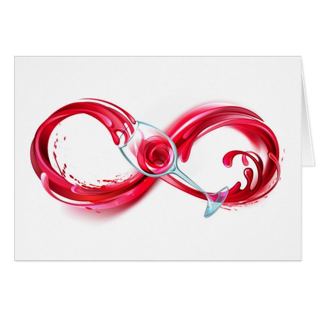 Infinity with Red Wine (Front Horizontal)