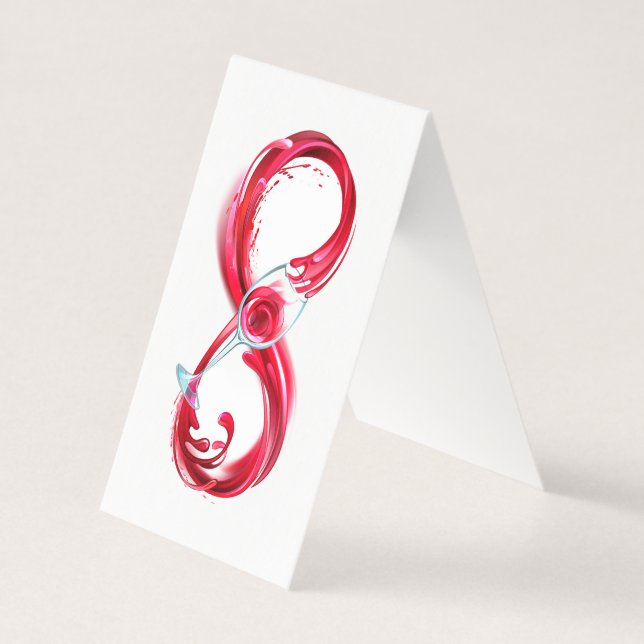 Infinity with Red Wine (Front)