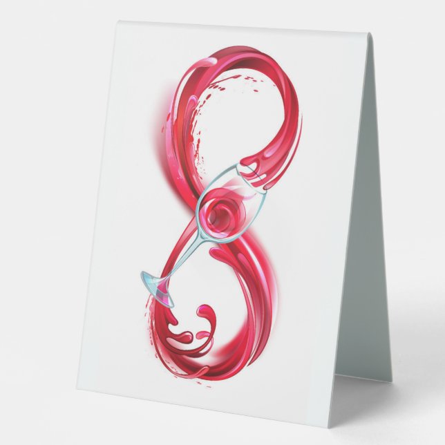 Infinity with Red Wine (Front)