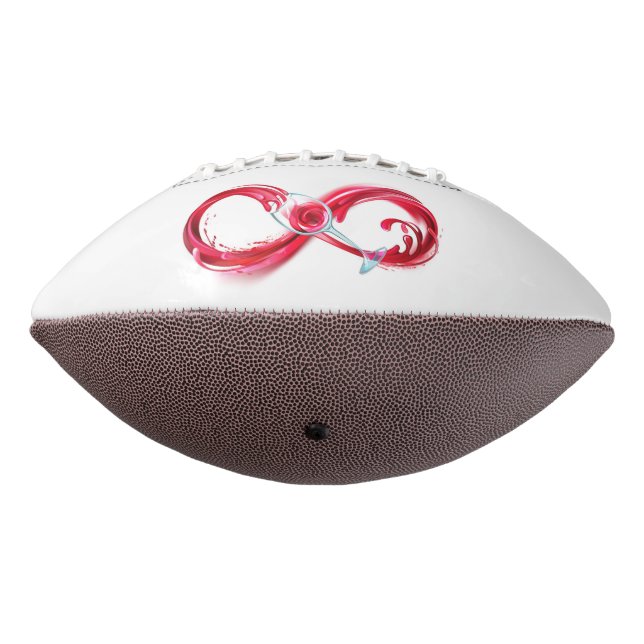 Infinity with Red Wine American Football (Rotated 270)