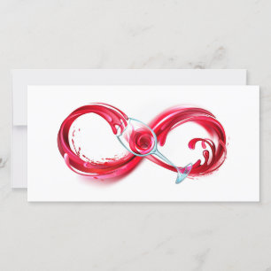Infinity with Red Wine Card