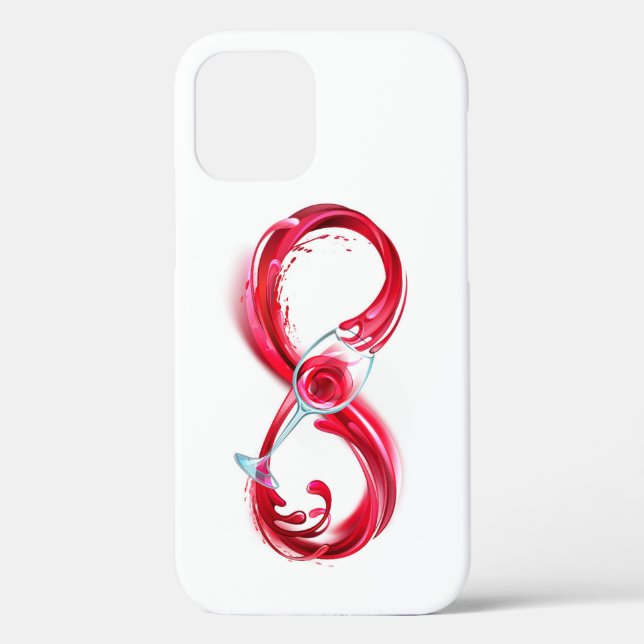 Infinity with Red Wine Case-Mate iPhone Case (Back)