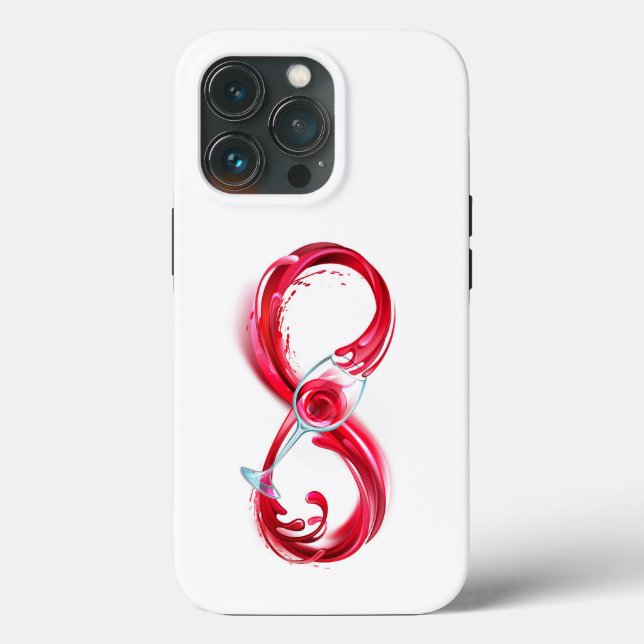 Infinity with Red Wine Case-Mate iPhone Case (Back)