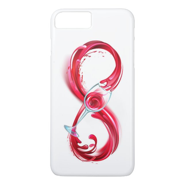 Infinity with Red Wine Case-Mate iPhone Case (Back)