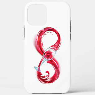 Infinity with Red Wine iPhone 12 Pro Max Case