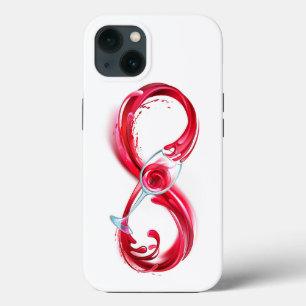 Infinity with Red Wine iPhone 13 Case