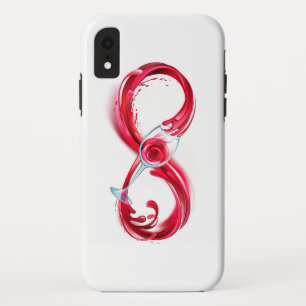 Infinity with Red Wine iPhone XR Case