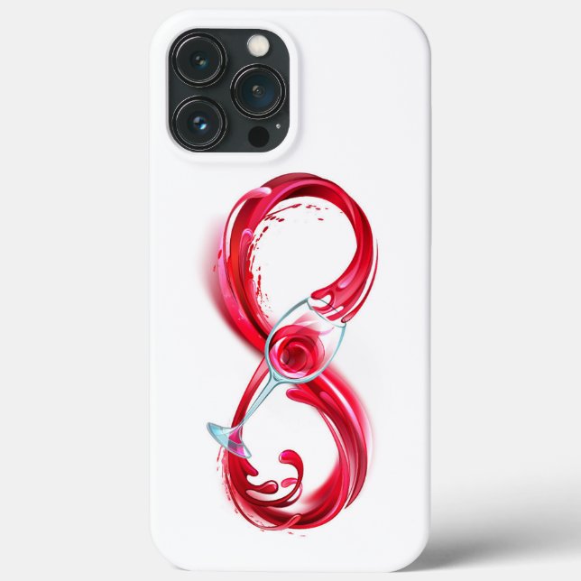 Infinity with Red Wine Case-Mate iPhone Case (Back)