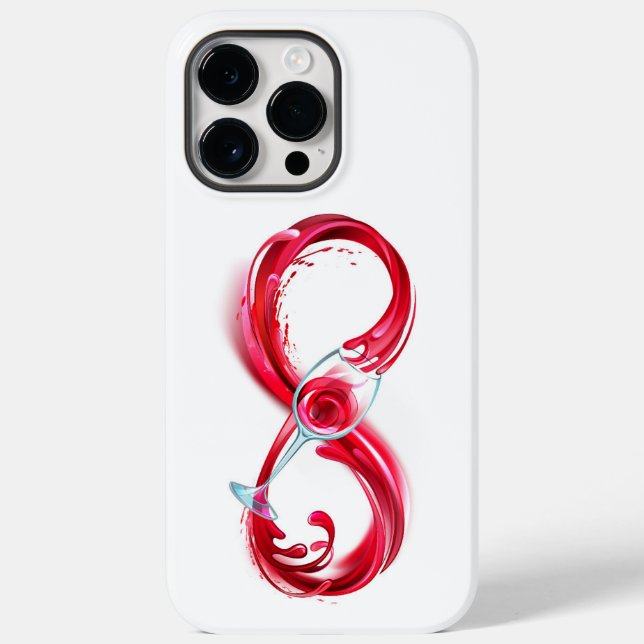 Infinity with Red Wine Case-Mate iPhone Case (Back)