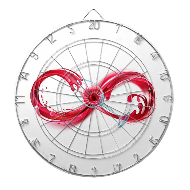 Infinity with Red Wine Dartboard (Front)