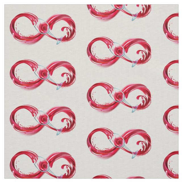 Infinity with Red Wine Fabric (Swatch)