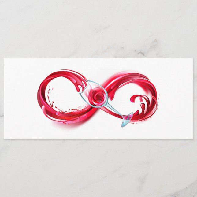 Infinity with Red Wine Menu (Front)