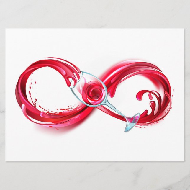 Infinity with Red Wine Menu (Front)