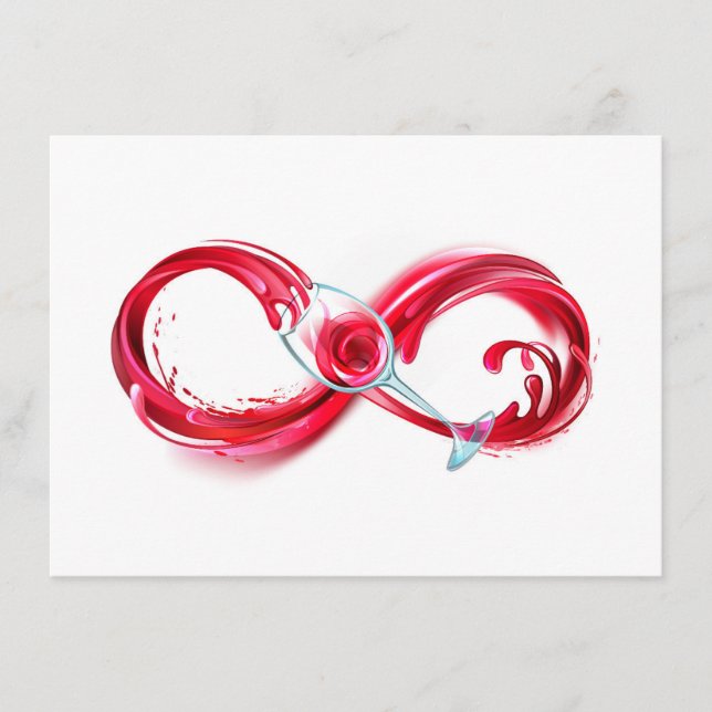 Infinity with Red Wine Menu (Front)