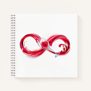 Infinity with Red Wine Notebook