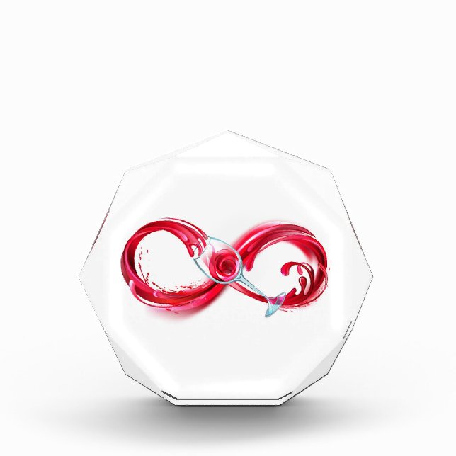 Infinity with Red Wine Photo Block (Front)