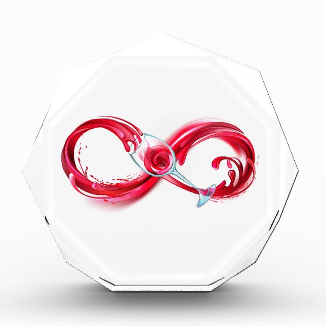 Infinity with Red Wine Photo Block (Front)