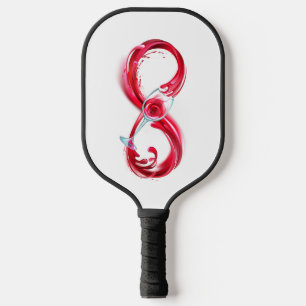 Infinity with Red Wine Pickleball Paddle