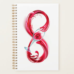Infinity with Red Wine Planner