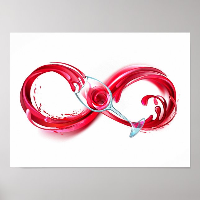 Infinity with Red Wine Poster (Front)