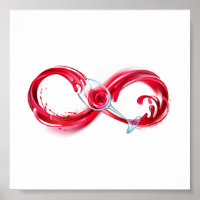 Infinity with Red Wine