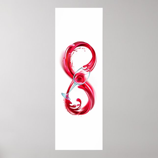 Infinity with Red Wine Poster (Front)