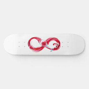Infinity with Red Wine Skateboard