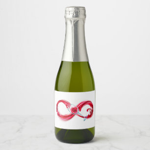 Infinity with Red Wine Sparkling Wine Label