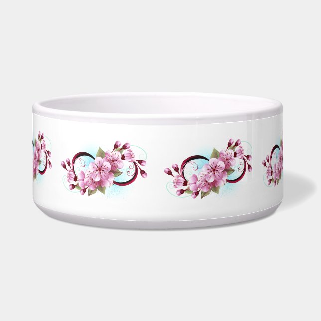 Infinity with Sakura Blossom Flowers (Front)