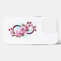 Infinity with Sakura Blossom Flowers