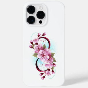 Infinity with Sakura Blossom Flowers Case-Mate iPhone 14 Pro Max Case