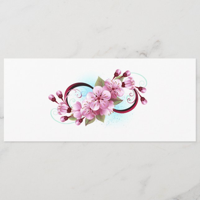 Infinity with Sakura Blossom Flowers Programme (Front)