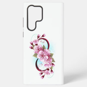 Infinity with Sakura Blossom Flowers Samsung Galaxy Case